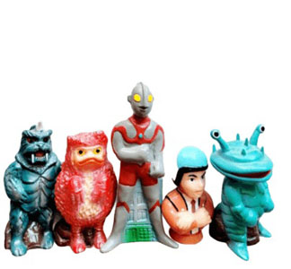 世紀の大怪獣 ウルトラQ ウルトラマンシリーズ マスコット怪獣5体セット