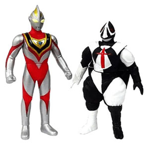 ウルトラマンガイアV2, ほか DXウルトラ対決セット ウルトラマンガイア(V2)VSブリッツブロッツ ソフビ