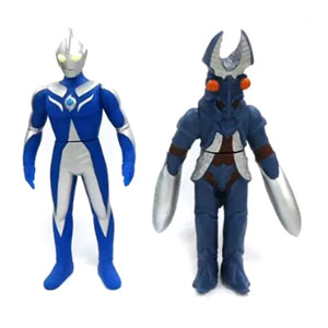 ウルトラマンコスモス ルナモード, ほか DXウルトラ対決セット ウルトラマンコスモス(ルナモード)VSバルタン星人 ソフビ