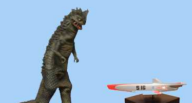 <br />
ベムラー対特殊潜航艇S16号　『ウルトラマン』第1話「ウルトラ作戦第一号」より<br />
                <br />
<br />
