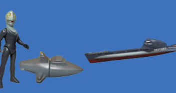 ノンマルト対グローリア号　『ウルトラセブン』第42話「ノンマルトの使者」より