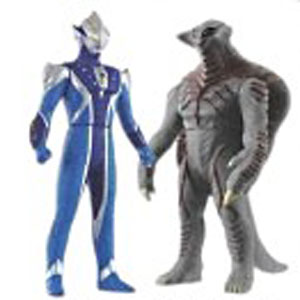 ウルトラマンヒカリ, ほか プレイヒーローVS ウルトラマン対決セット 永遠の勇者たち編 ウルトラマンヒカリVSボガール ソフビ