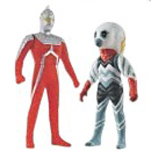 ウルトラセブン, ガッツ星人 プレイヒーローVS ウルトラマン対決セット 永遠の勇者たち編 ウルトラセブンVSガッツ星人 ソフビ