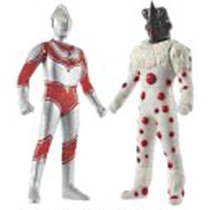ウルトラマンジャック, ほか プレイヒーローVS ウルトラマン対決セット 永遠の勇者たち編 ウルトラマンジャックVSナックル星人 ソフビ
