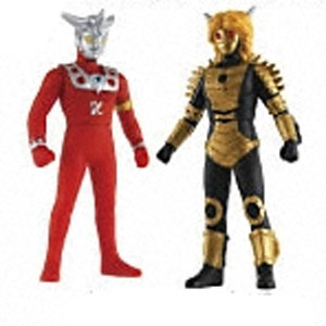 ウルトラマンレオ, ほか プレイヒーローVS ウルトラマン対決セット 戦えメビウスブレイブ編 ウルトラマンレオVSババルウ星人 ソフビ