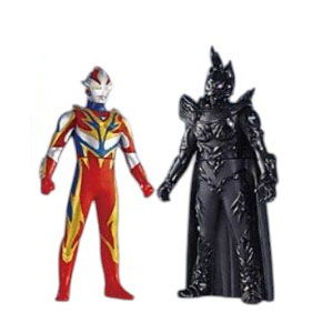 ウルトラマンメビウス メビウスフェニックスブレイブ, ほか プレイヒーローVS ウルトラマン対決セット メビウス最終決戦編 ウルトラマンメビウス(メビウスフェニックスブレイブ)VSエンペラ星人 ソフビ