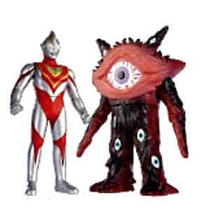 ウルトラマンガイア, ガンQ プレイヒーローVS ウルトラマン対決セット メビウス最終決戦編 ウルトラマンガイアVSガンQ ソフビ