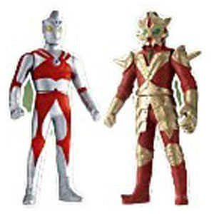 ウルトラマンA(エース), ほか プレイヒーローVS ウルトラマン対決セット 宇宙からの強豪編 ウルトラマンA VSエースキラー ソフビ
