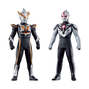 ソフビヒーローVSウルトラマン対決セット ウルトラマンルーブ兄弟の絆編 1.ウルトラマンルーブ&ウルトラマンオーブダーク