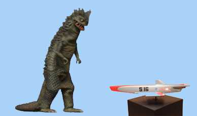 ベムラー対特殊潜航艇S16号 『ウルトラマン』第1話より